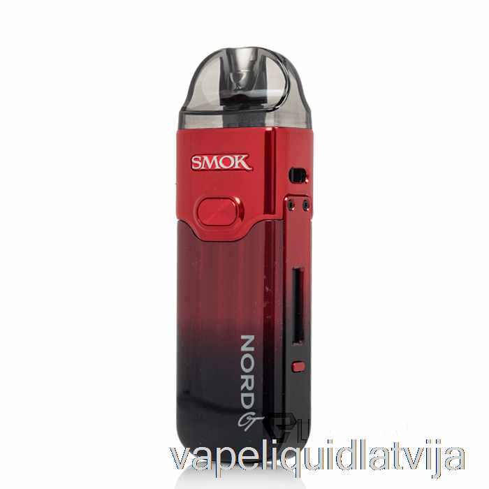 Smok Nord Gt 80w Pod System Sarkans Melns Vape šķidrums